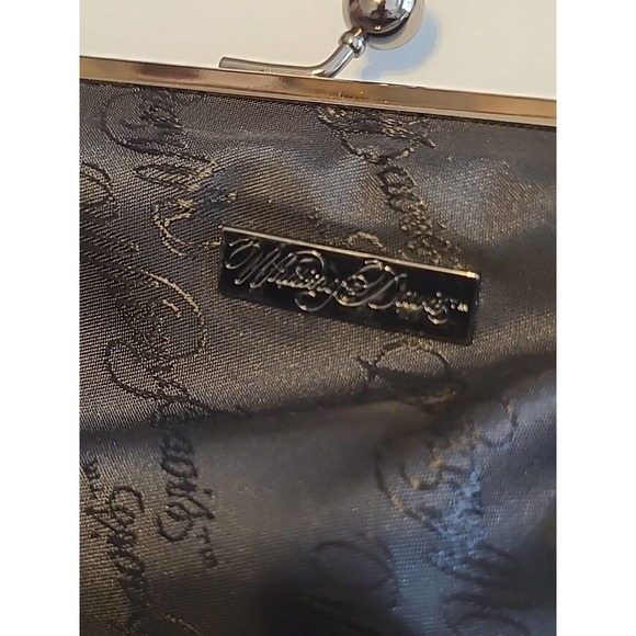 Whiting & Davis Vintage Mesh Chain Kiss Lock Evening Purse Micro Bag Black - Picture 7 of 14